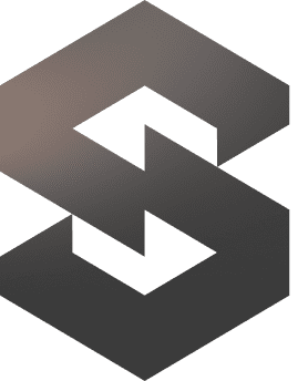 Logo of Steele Financial Studios, a financial advisory firm specializing in tax planning services, featuring a stylized geometric design in shades of gray, symbolizing financial growth and strategy.